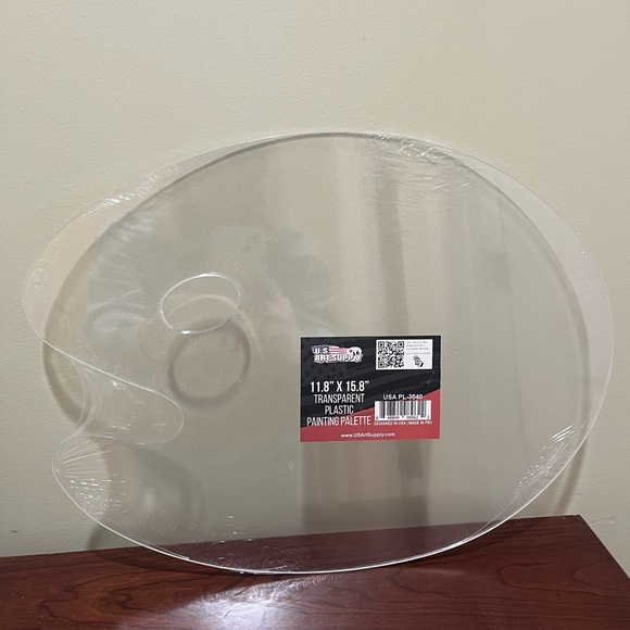 Wooden Handle Paintbrush Set with Transparent Palette - Picture 6 of 6